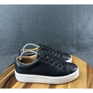 Greats Brooklyn Womens 40 10 The Royale Sneakers Shoes Black Leather Casual